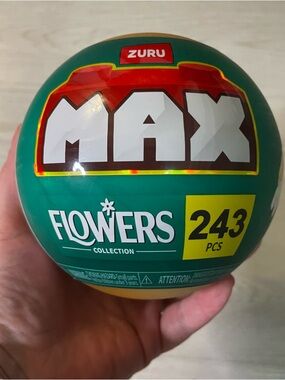 ZURU MAX Flowers Collection 243-Piece Building Set - Green